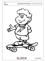 Kaykay boyama sayfaları